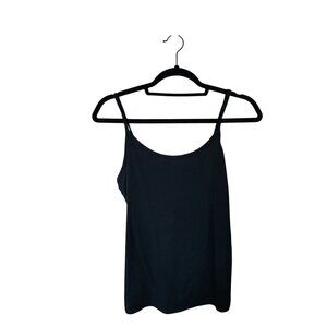 Stars Above Womens Ribbed Black Tank Top XS Soft & Comfortable